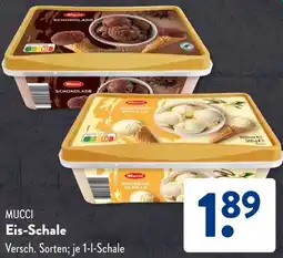 Aldi Süd MUCCI Eis-Schale Angebot