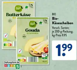 Aldi Süd Bio Käsescheiben Angebot