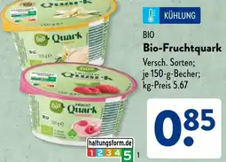 Aldi Süd Bio-Fruchtquark Angebot