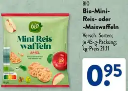 Aldi Süd Bio-Mini Reis- oder Maiswaffeln Angebot
