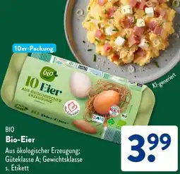 Aldi Süd Bio-Eier Angebot