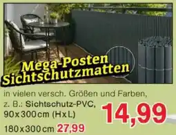 Jawoll Mega-Posten Sichtschutzmatten Angebot