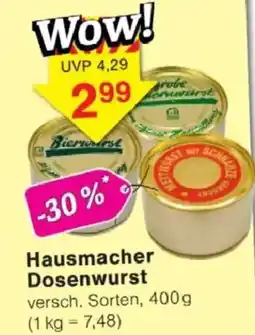 Jawoll Hausmacher Dosenwurst Angebot