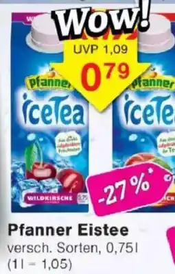 Jawoll Pfanner Eistee Angebot
