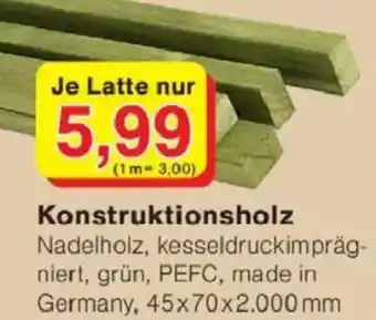 Jawoll Konstruktionsholz Angebot