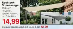Jawoll Rechteck- Sonnensegel Angebot
