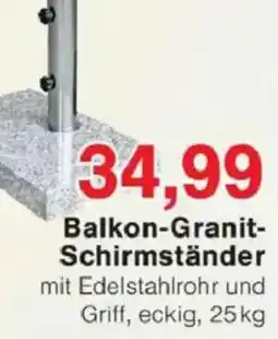 Jawoll Balkon-Granit- Schirmständer Angebot