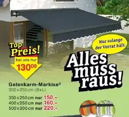 Jawoll Gelenkarm-Markise 300x250 cm Angebot