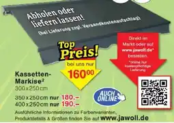 Jawoll Kassetten- Markise 300x250 cm Angebot