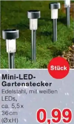 Jawoll Mini-LED- Gartenstecker Angebot