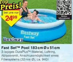 Jawoll Bestway Fast Set Pool 183 cm Øx 51 cm Angebot