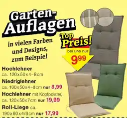 Jawoll Garten- Auflagen Hochlehner Angebot