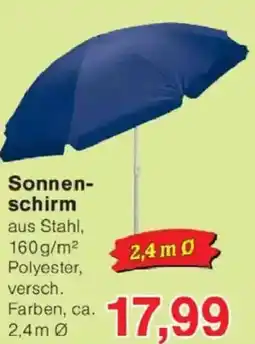 Jawoll Sonnenschirm Angebot