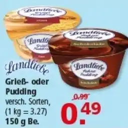 Multi Markt Landliebe Grieß- oder Pudding Angebot