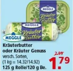 Multi Markt MEGGLE Kräuterbutter oder Kräuter Genuss Angebot