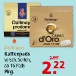 Multi Markt Dallmayr Kaffeepads Angebot