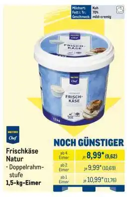 METRO Frischkäse Natur Angebot