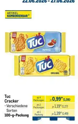 METRO Tuc Cracker Angebot