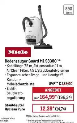 METRO Miele Angebot