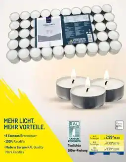 METRO Teelichte Angebot