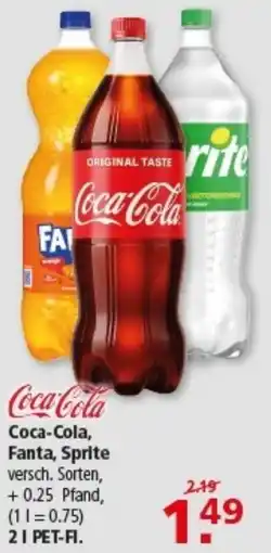Multi Markt Coca-Cola, Fanta, Sprite Angebot