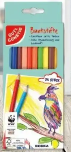 Multi Markt GUT&GÜNSTIG Buntstifte 24er Pack Angebot