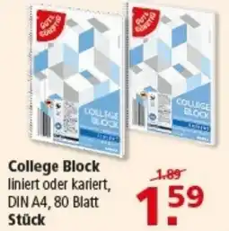 Multi Markt GUT&GÜNSTIG College Block Angebot