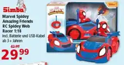 Multi Markt Simba Marvel Spidey Amazing Friends RC Spidey Web Racer 1:18 Angebot