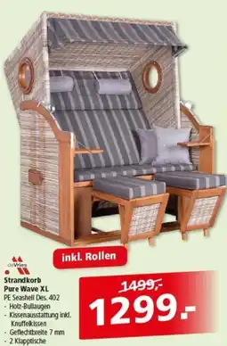 Multi Markt deVries Strandkorb Pure Wave XL Angebot