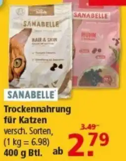 Multi Markt SANABELLE Trockennahrung für Katzen Angebot