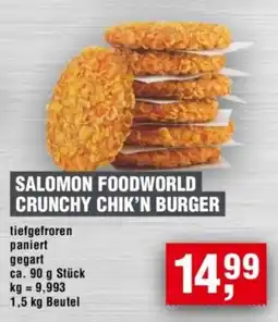 Handelshof SALOMON FOODWORLD CRUNCHY CHIK'N BURGER Angebot