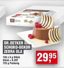 Handelshof DR. OETKER SCHOKO-DEKOR ZEBRA OLA Angebot