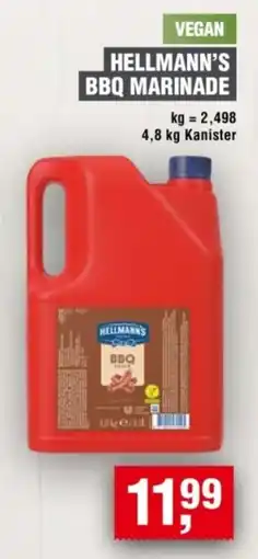 Handelshof HELLMANN'S BBQ MARINADE Angebot
