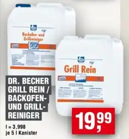 Handelshof DR. BECHER GRILL REIN/ BACKOFEN- UND GRILL- REINIGER Angebot