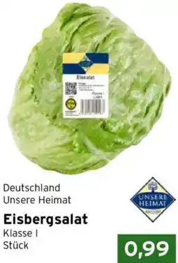 CAP Markt Unsere Heimat Eisbergsalat Angebot