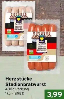CAP Markt Edeka Herzstücke Stadionbratwurst Angebot