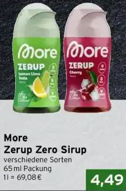 CAP Markt More Zerup Zero Sirup Angebot