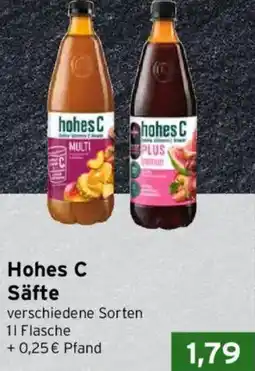 CAP Markt Hohes C Säfte Angebot