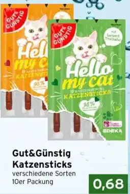 CAP Markt Gut&Günstig Katzensticks Angebot