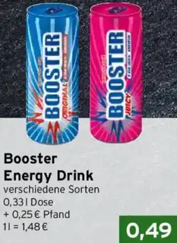 CAP Markt Booster Energy Drink Angebot