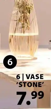 Dehner Vase 'stone' Angebot