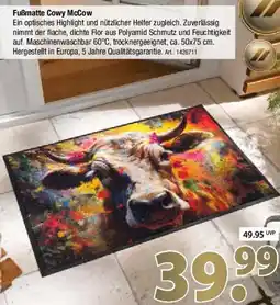 Zurbrüggen Fußmatte Cowy McCow Angebot