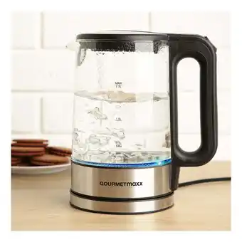 Netto Marken-Discount GOURMETmaxx Glas-Wasserkocher LED 1,7l 2200W Angebot