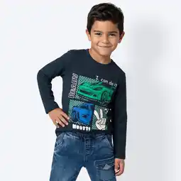 NKD Kinder-Jungen-Langarmshirt mit Frontaufdruck Angebot
