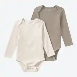 NKD Baby-Jungen-Body mit hohem Baumwollanteil, 2er-Pack Angebot
