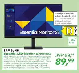 EP SAMSUNG Essential LED-Monitor S27D304GAU Angebot