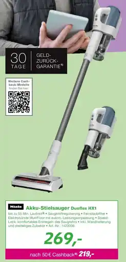 EP Miele Akku-Stielsauger Duoflex HX1 Angebot