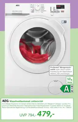 EP AEG Waschvollautomat L6FB4347EP Angebot
