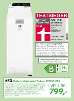 EP AEG Waschvollautomat Toplader LTR7EP1ECO Angebot