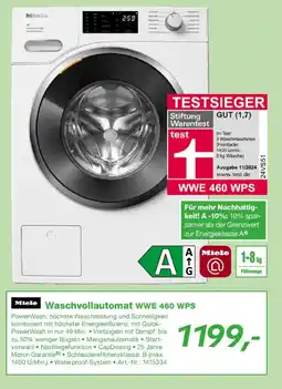 EP Miele Waschvollautomat WWE 460 WPS Angebot